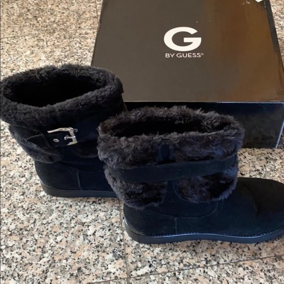 Guess AMBURR BLACK Booties size 7.5 - Picture 6 of 8